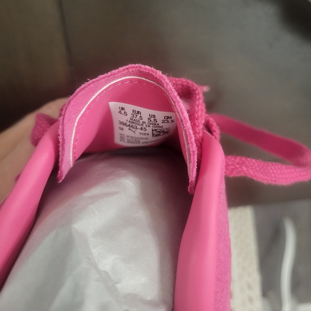 PUMA PALERMO LEATHER SNEAKERS PUMA PINK - Picture 7 of 13